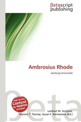 Ambrosius Rhode - 