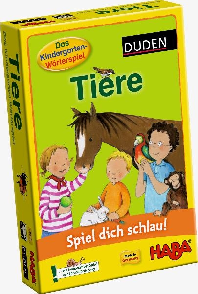 Spiel dich schlau! Kindergarten-W&ouml;rterspiel: Tiere