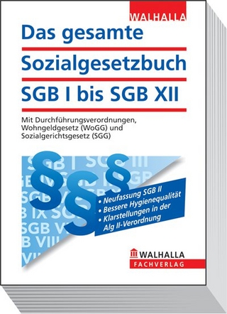 Das gesamte Sozialgesetzbuch SGB I bis SGB XII