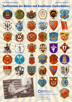 Zunftzeichen der Bäcker und Konditoren (Zuckerbäcker)
