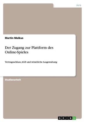 Der Zugang zur Plattform des Online-Spieles - Martin Malkus