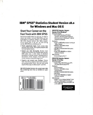 SPSS Student Version 18.0 (Valuepack)