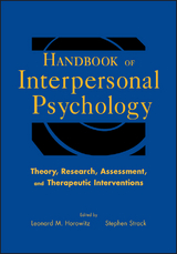 Handbook of Interpersonal Psychology - 