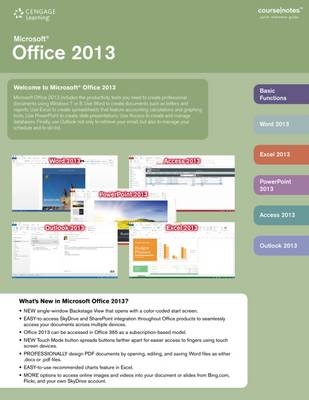 Microsoft Office 2013 CourseNotes