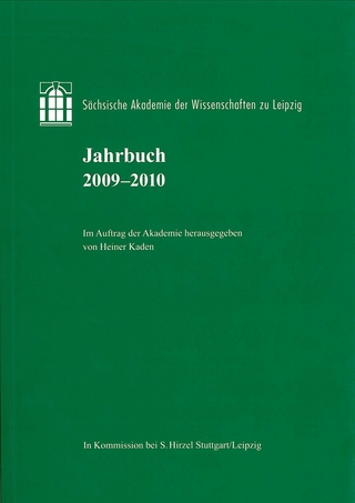 Sächsische Akademie der Wissenschaften zu Leipzig. Jahrbuch 2009–2010
