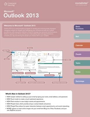 Microsoft� Outlook 2013 CourseNotes