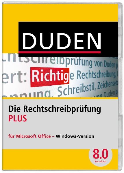 Die Duden-Rechtschreibpr&uuml;fung PLUS f&uuml;r Microsoft Office