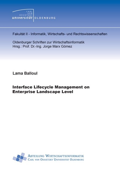 Interface Lifecycle Management on Enterprise Landscape Level - Lama Balloul