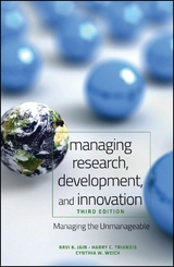 Managing Research, Development and Innovation - Ravi Jain, Harry C. Triandis, Cynthia W. Weick