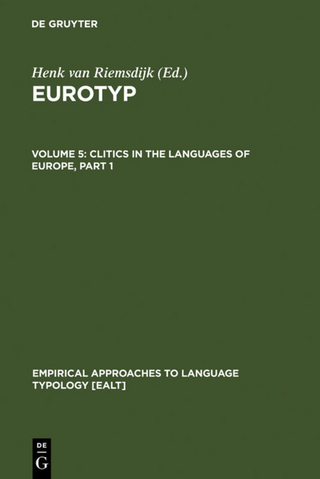 Eurotyp / Clitics in the Languages of Europe