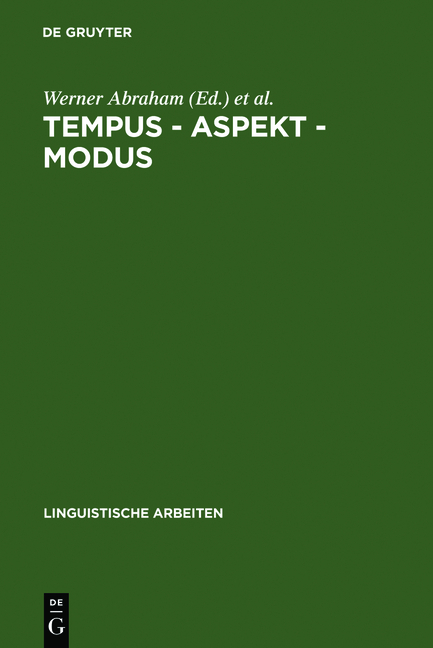 Tempus &ndash; Aspekt &ndash; Modus - 
