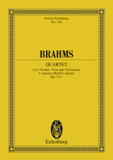String Quartet C minor - Johannes Brahms