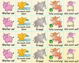 Belohnungs-Aufkleber 