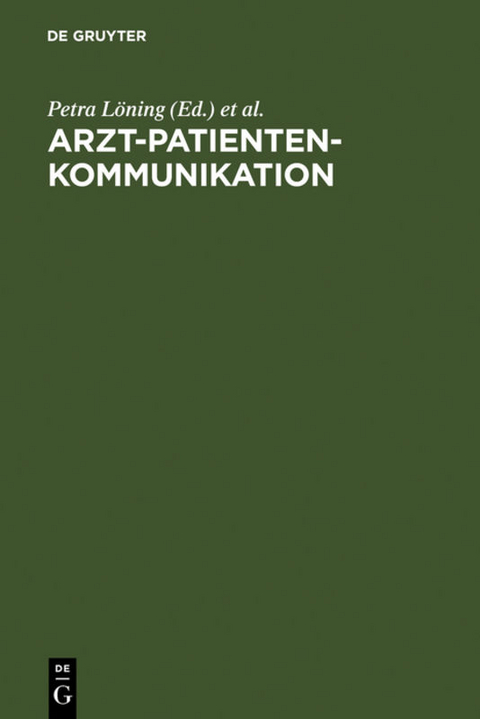 Arzt-Patienten-Kommunikation - 