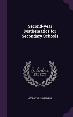 Second-year Mathematics for Secondary Schools