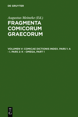 Fragmenta comicorum Graecorum / Comicae dictionis index