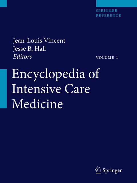 Encyclopedia of Intensive Care Medicine - 