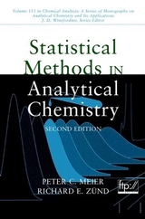 Statistical Methods in Analytical Chemistry - Peter C. Meier, Richard E. Zünd
