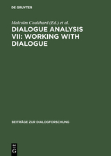 Dialogue Analysis VII: Working with Dialogue - 