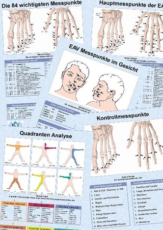 Komplettset 5 Info-Blätter für die Elektroakupunktur- und Resonanztherapie   (Info-Blätter, DIN A4, laminiert, gelocht)