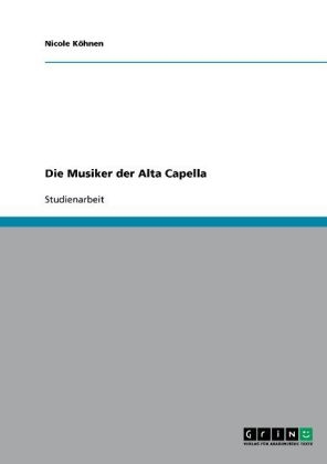Die Musiker der Alta Capella - Nicole K&Atilde;&para;hnen