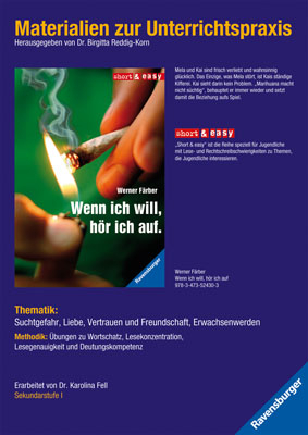 Materialien zur Unterrichtspraxis - Werner F&auml;rber: Wenn ich will, h&ouml;r ich auf. - 