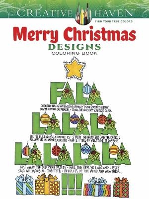 Creative Haven Merry Christmas Designs Coloring Book