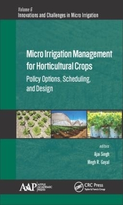 Micro Irrigation Engineering for Horticultural Crops - 