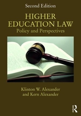 Higher Education Law - Klinton Alexander, Kern Alexander