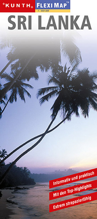 KUNTH FlexiMap Sri Lanka 1:650000