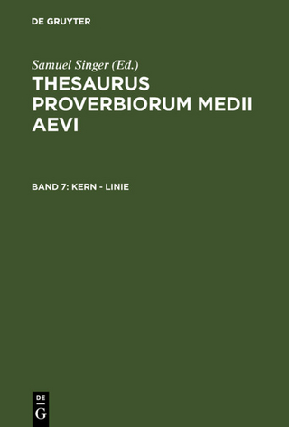 Thesaurus proverbiorum medii aevi / Kern - Linie