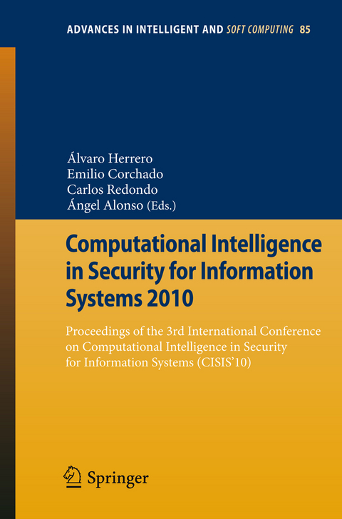 Computational Intelligence in Security for Information Systems 2010 - 