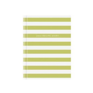 2017 Recipe Diary 'Stripes Design': A5 Week-to-View Kitchen & Home Diary with 52 Weekly Recipes