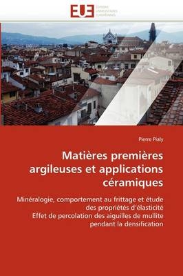 Mati&egrave;res premi&egrave;res argileuses et applications c&eacute;ramiques -  Pialy-P