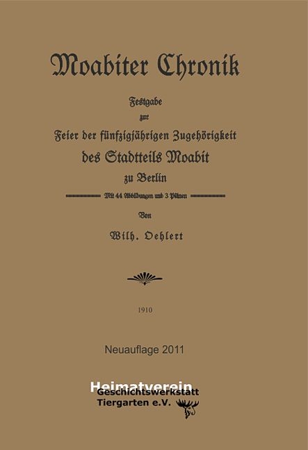 Moabiter Chronik - Wilhelm Oehlert