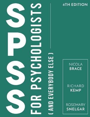 SPSS for Psychologists