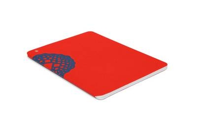 Plumb Notebooks Blue on Red Wraparound -  Knock Knock