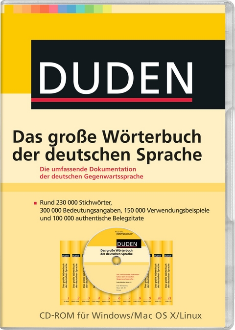 Duden - Das gro&szlig;e W&ouml;rterbuch der deutschen Sprache