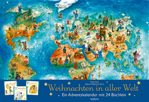 Weihnachten in aller Welt - Ein Adventskalender mit 24 Büchern - Rena Sack