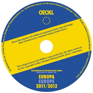 OECKL. Taschenbuch des Öffentlichen Lebens. Europa/Europe 2011/2012 - CD-ROM, 16. Jahrgang