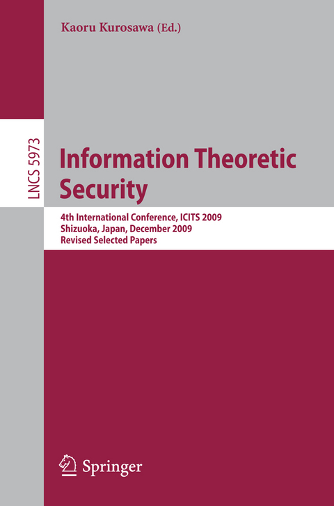 Information Theoretic Security - 