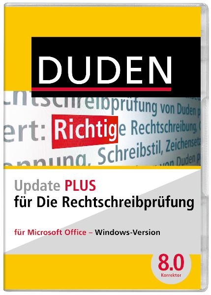 Die Duden-Rechtschreibpr&uuml;fung Update PLUS f&uuml;r Microsoft Office