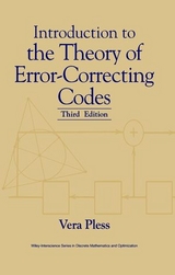 Introduction to the Theory of Error-Correcting Codes - Vera Pless