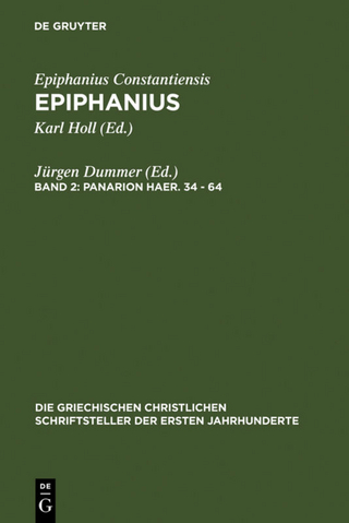 Epiphanius Constantiensis: Epiphanius / Panarion haer. 34-64