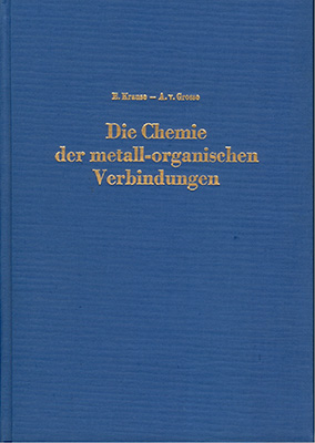 Die Chemie der metall-organischen Verbindungen