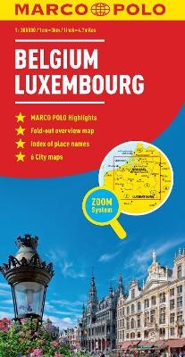 Belgium and Luxembourg Marco Polo Map