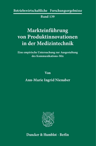 Markteinführung von Produktinnovationen in der Medizintechnik.