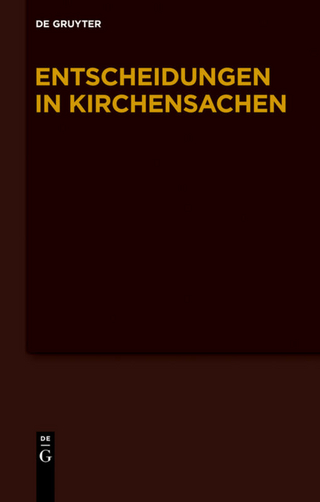 Entscheidungen in Kirchensachen seit 1946 / 1.7.-31.12.2007