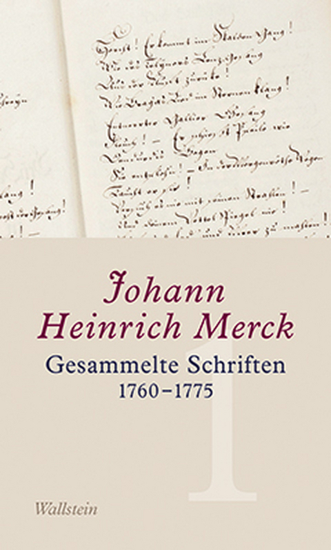 Gesammelte Schriften - Johann Heinrich Merck, Am&eacute;lie Krebs