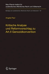 Kritische Analyse und Reformvorschlag zu Art. II Genozidkonvention - Angela Paul